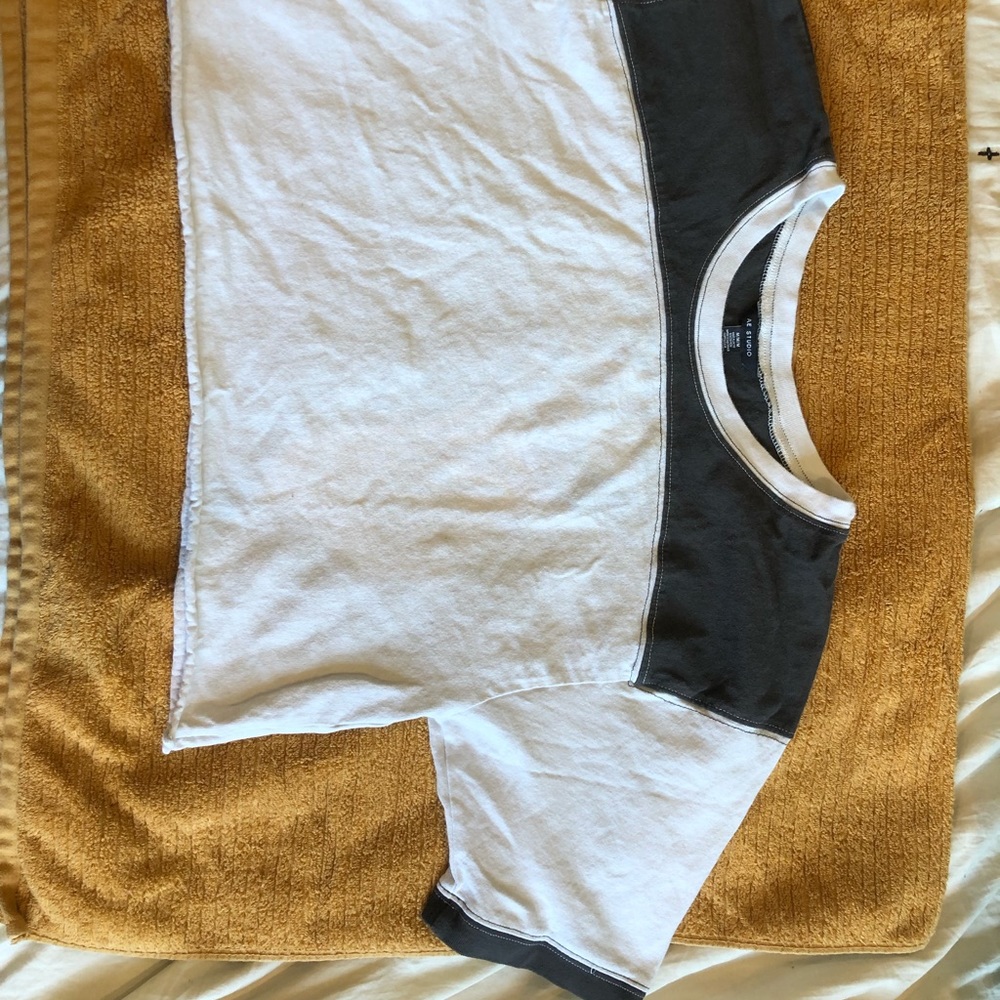 American Eagle boxy crop top